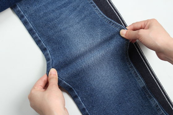 11.5 Eenmalig katoen polyester spandex comfort stretch denim stof voor jeans