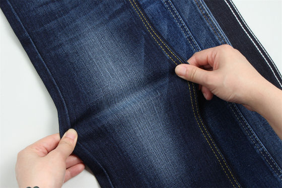 Speciaal weven Denim Stof Met Warp Slub Zwaar Voor Mannen Jeans Katoen Polyester Spandex Denim Stof