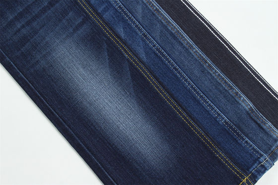 Speciaal weven Denim Stof Met Warp Slub Zwaar Voor Mannen Jeans Katoen Polyester Spandex Denim Stof