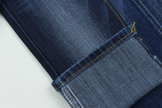 Speciaal weven Denim Stof Met Warp Slub Zwaar Voor Mannen Jeans Katoen Polyester Spandex Denim Stof