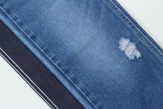 10oz Denim Stof Rigid 100%C Voor Brand Style Jeans Boy Friend Style Zachte Handfeel Super Donkere Blauwe Kleur