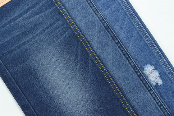 10oz Denim Stof Rigid 100%C Voor Brand Style Jeans Boy Friend Style Zachte Handfeel Super Donkere Blauwe Kleur