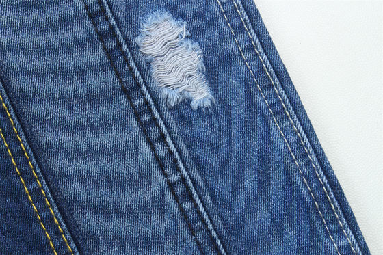 10oz Denim Stof Rigid 100%C Voor Brand Style Jeans Boy Friend Style Zachte Handfeel Super Donkere Blauwe Kleur