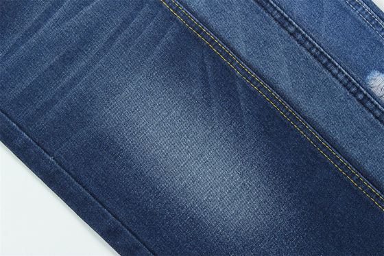10oz Denim Stof Rigid 100%C Voor Brand Style Jeans Boy Friend Style Zachte Handfeel Super Donkere Blauwe Kleur