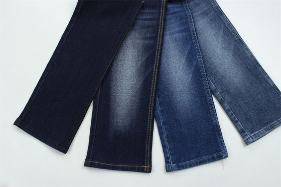 10oz speciaal weven denim stof met warp slub zwaar voor mannen jeans katoen polyester spandex denim stof China Factory