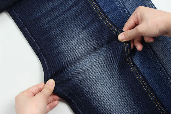 10oz speciaal weven denim stof met warp slub zwaar voor mannen jeans katoen polyester spandex denim stof China Factory