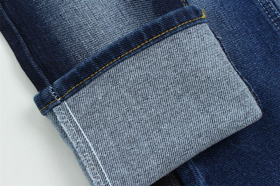 10oz speciaal weven denim stof met warp slub zwaar voor mannen jeans katoen polyester spandex denim stof China Factory