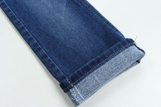10oz speciaal weven denim stof met warp slub zwaar voor mannen jeans katoen polyester spandex denim stof China Factory