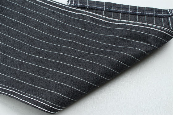 6.5 Ounce 100% Katoenen Gestreept Denim Jeans Stof Voor Overhemden