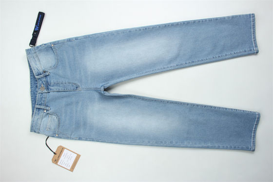 Jacquard Stretch Denim 11 oncez Full Lycra Dobby Denim Stof Voor Jeans