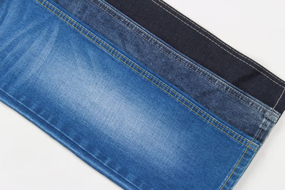 Supreme Cotton Polyester Spandex Slub Stretch Denim Stof Voor Jeans naar Zuid-Amerika