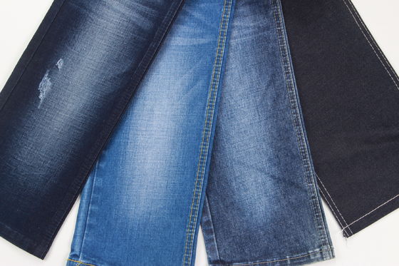 Supreme Cotton Polyester Spandex Slub Stretch Denim Stof Voor Jeans naar Zuid-Amerika