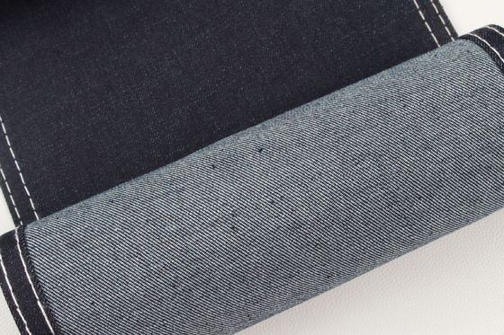 Supreme Cotton Polyester Spandex Slub Stretch Denim Stof Voor Jeans naar Zuid-Amerika