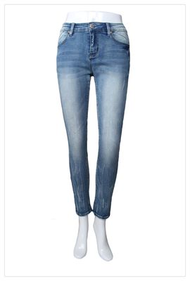 Voorraad Vol Lycra Denim Stof Voor Dames Jeans