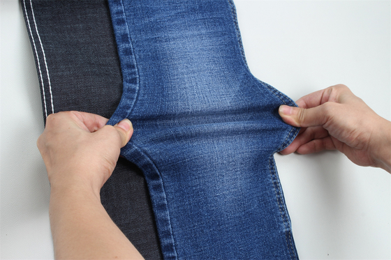 10 Oz crosshatch slub cross slub Super High Stretch Denim Stof Voor Heren Jeans of dames jeans Zuid-Amerikaanse stijl