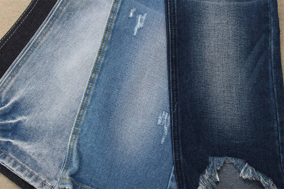 100% katoenen denim stof vriendje jeans denim stof fabriek prijs leveranciers