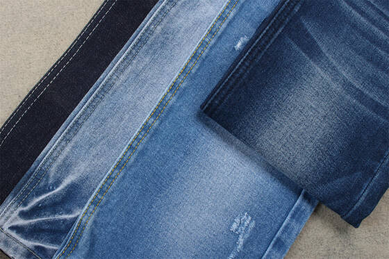 100% katoenen denim stof vriendje jeans denim stof fabriek prijs leveranciers