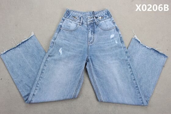 100% katoenen denim stof vriendje jeans denim stof fabriek prijs leveranciers