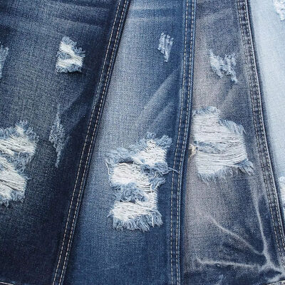 11.5 Eenmalig niet-spandex katoenen denimstof 70' breedte superdonkerblauwe jeansstof