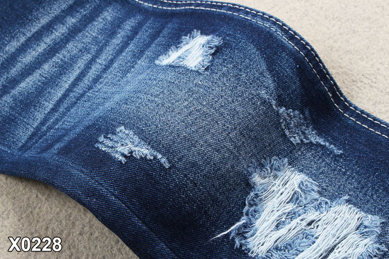 11.5 Eenmalig niet-spandex katoenen denimstof 70' breedte superdonkerblauwe jeansstof