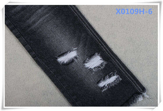 boyfriend stijl 100% katoenen denim stof zwarte kleur voor jeans