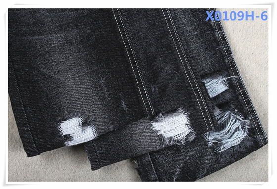 boyfriend stijl 100% katoenen denim stof zwarte kleur voor jeans