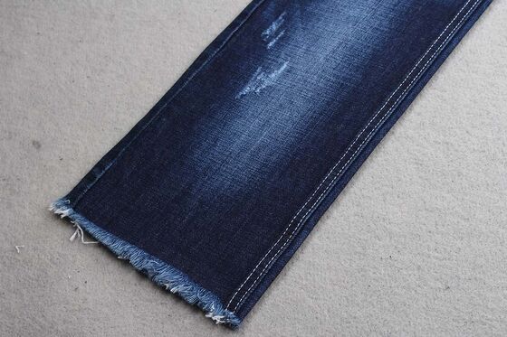 Zachte 9,5oz 100% katoenen denim stof desizing cross hatch slub spijkerbroek stof voor mannen dragen