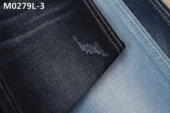 11oz van de het Denimstof van mensen de Elastische van de Indigoslubby Geweven Slanke Stijl van de de Jeans Grondstof