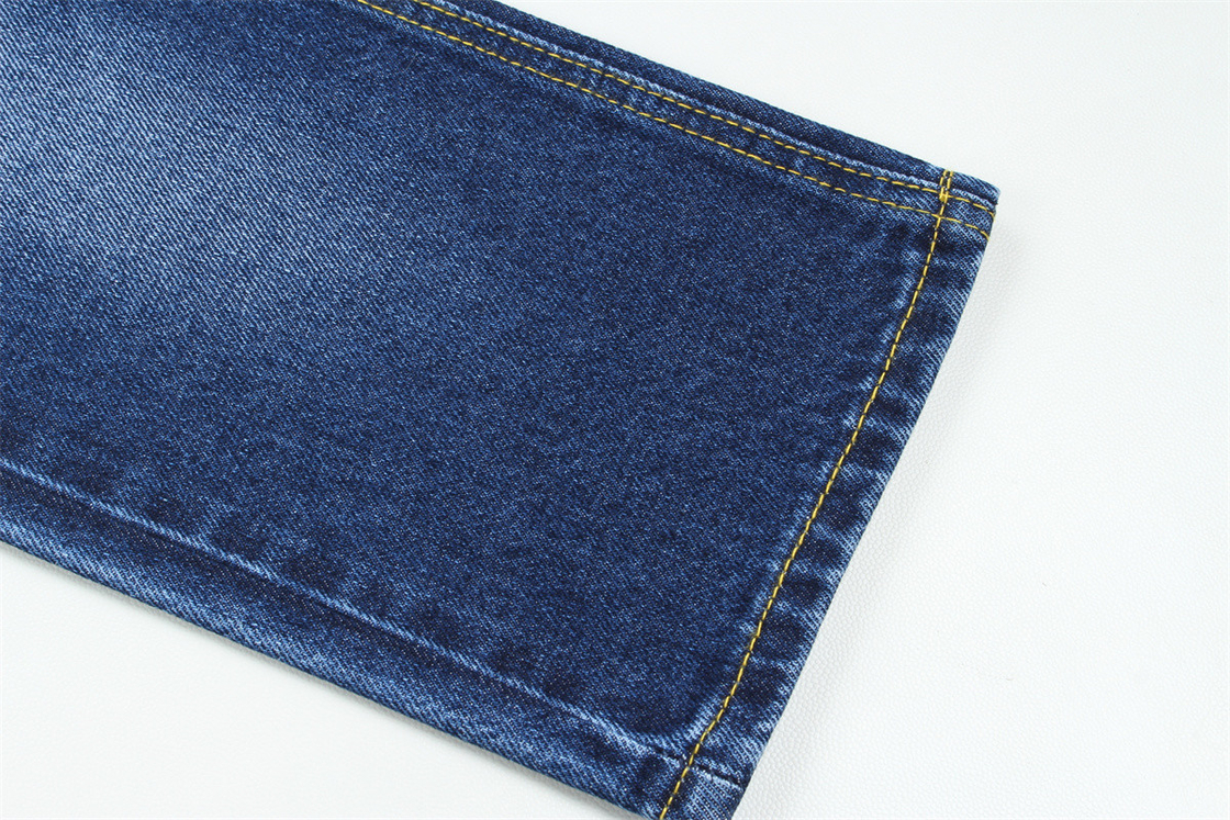 11.5oz Denim Stof Stijf 100% C Voor Brand Style Jeans Boyfriend Style Zachte Handfeel Super Donkere Blauwe Kleur