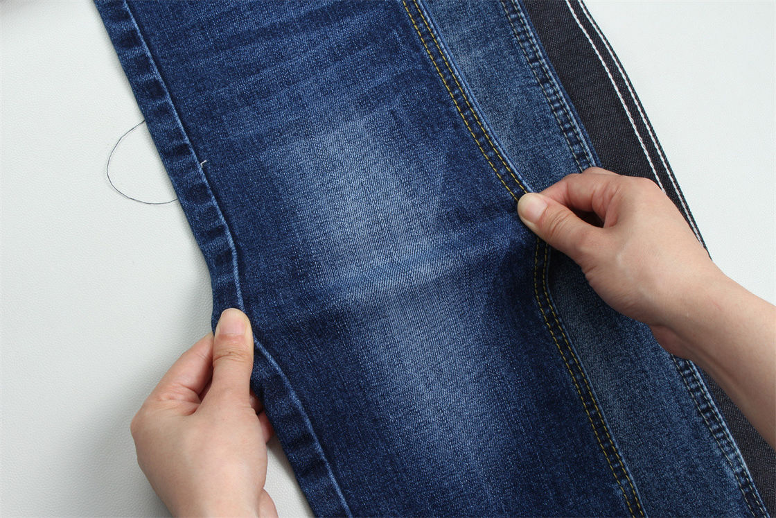 12 oz super zware denim stof voor man jeans mooie warp slub laag rek