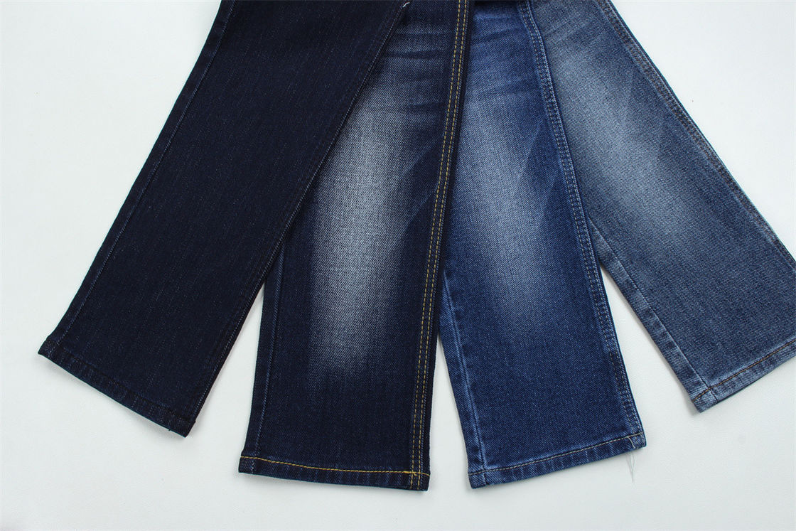 10oz speciaal weven denim stof met warp slub zwaar voor mannen jeans katoen polyester spandex denim stof China Factory