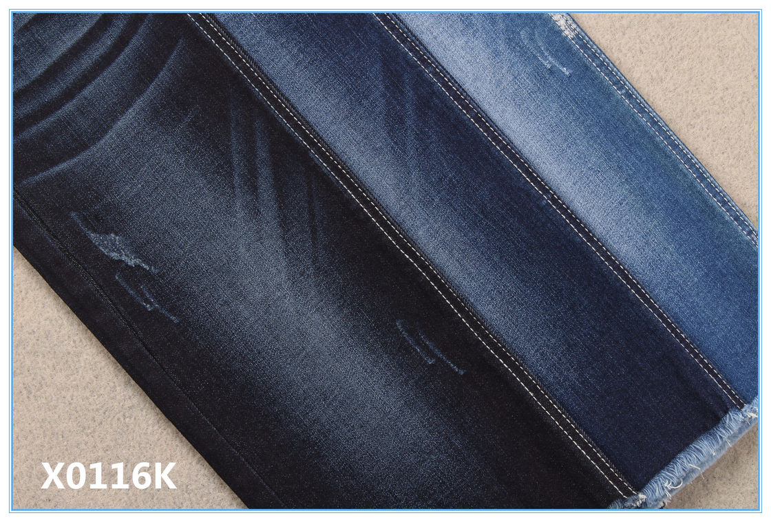 Van het Katoenen van het Reprevedenim de Stof Polyesterdenim Dame 70 Ctn 28 Poly 10,6 Oz