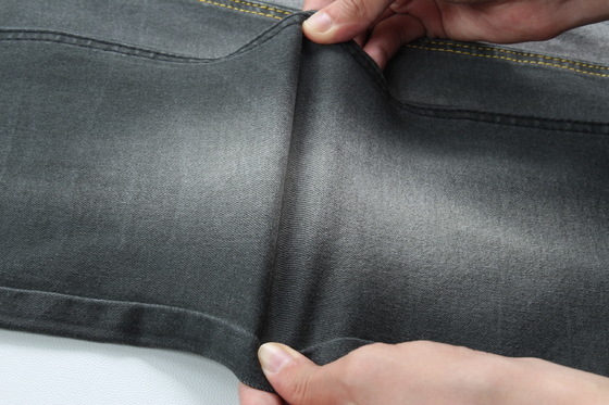 Green Color Denim Fabric For Fashionable Apparel