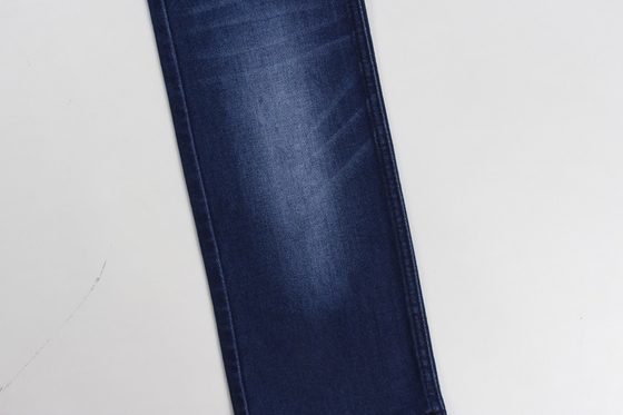 Wholesale 10 Oz  Dark Blue Stretch Woven Denim Fabric For  Jeans