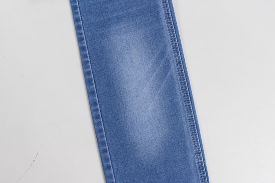 Wholesale 10 Oz  Dark Blue Stretch Woven Denim Fabric For  Jeans