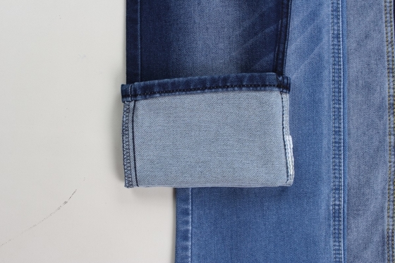 Wholesale 10 Oz  Dark Blue Stretch Woven Denim Fabric For  Jeans