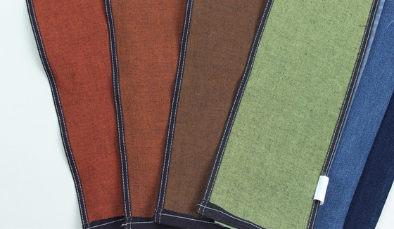 Wholesale 10 Oz Colorful Backside Woven Denim Fabric For Jeans