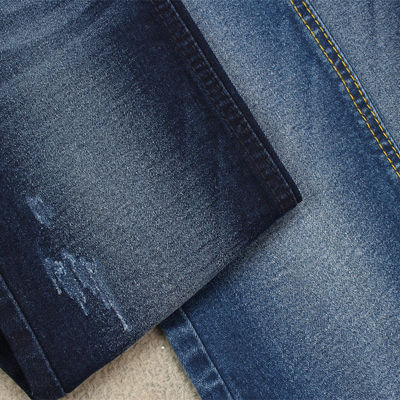 Goede prijs denimstof met rek geschikt voor vrouwenjeans die bij 9,9 oz in donkerblauwe kleur maken online