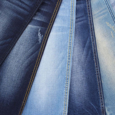 Goede prijs 9.7OZ het denimstoffen van vrouwenjeans met slubby denimstof en rek online
