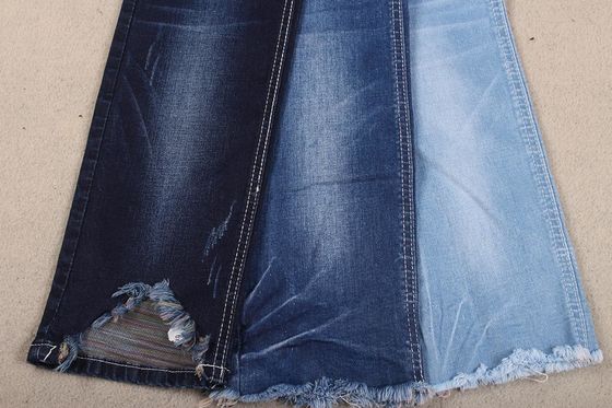 Goede prijs kleurrijke achtereind van de katoenen het denimstoffen lontrek voor damejeans en hete broek online