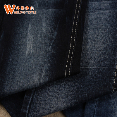98% van het katoenen 2% Spandex van de Stoffenjeans Keperstofdenim de Doekmateriaal