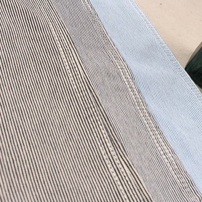 6oz blauwe en Witte Verticale het Denimstof van de Strepenrek voor Borrels