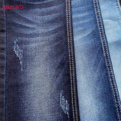 Stof van het de Rekdenim van vrouwenjeans de Verse met de Duidelijke Donkerblauwe Kleur van de Afwijkingslont