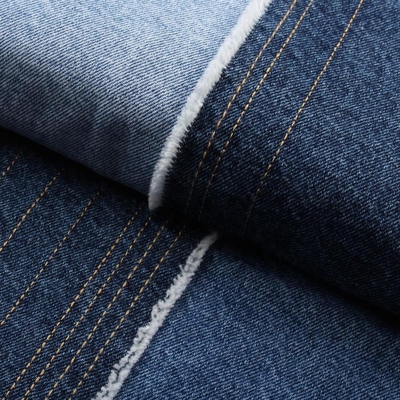 100% van het katoenen de Stoffen Duurzaam Gerecycleerd GRS Certificaat Jeans Stijf Denim