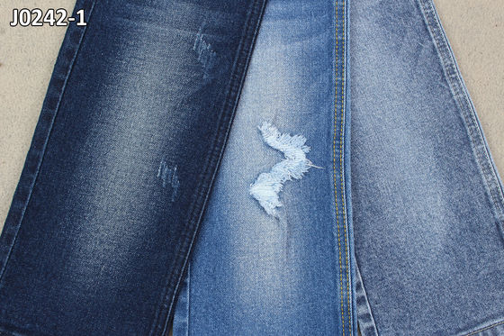 Goede prijs 11,7 oz Katoenen Spandex Weinig de Stoffen Wit Achtereind van het Rekdenim online