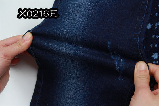 Goede prijs 9,6 Oz 58/59“ Hoge Desizing Rek van de het Katoenen Denimstof van Spandex Zachte Comfortabele Stijl online