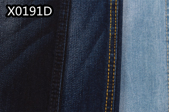 Goede prijs Het Sanforizing van de Broodjes van de Denimstof van Stof verfte Denim 10 Oz Dual Core 2% Spandex online
