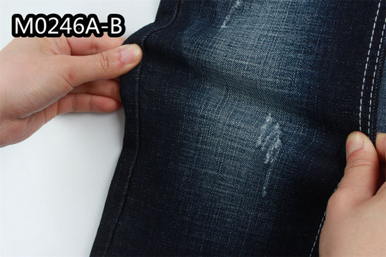 Goede prijs 150cm 9.1Oz het Katoenen Denimstof van Spandex voor van de Kledingscrosshatch van Shirting van de Jeanskleding de Kleurstof van de de Lontband online