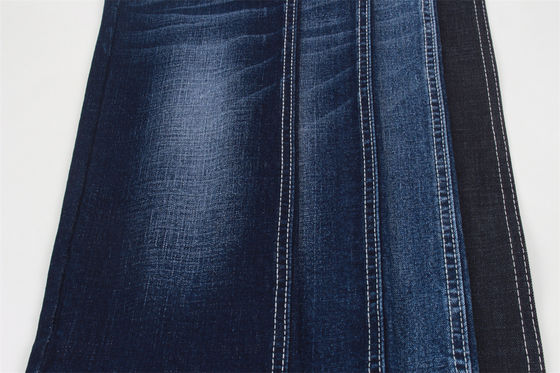 Goede prijs 10.5Oz Crosshatch Slub Denim Stof Met Stretch Zacht Handgevoel Zwarte Kleur online