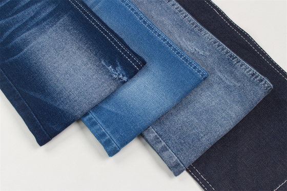 9.5 OZ High Stretch Denim Stof Voor Man Vrouwen Jeans Met Zwarte Achterkant